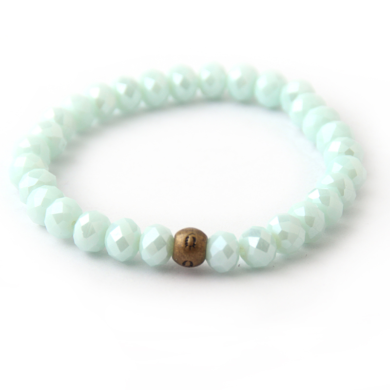 

New Design Energy Bracelets Made Beautiful Glass Crystal Metal Bracelet bangle assorted