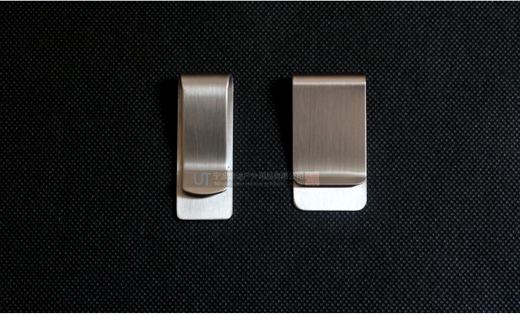 

Stainless Steel Metal Money Clip High Quality Fashion Simple Silver Dollar Cash Bill Clamp Holder Wallet