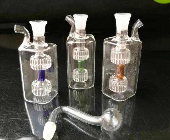 

Small square pot glass bongs accessories , Colorful Pipe Smoking Curved Glass Pipes Oil Burner Pipes Water Pipes Dab Rig Glass Bongs Pipe