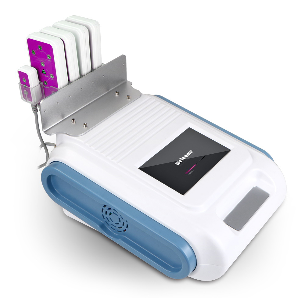 4 Big 2 petits coussinets de diode laser Lipo lipolyse Fat Burning Machine minceur pour perdre du poids