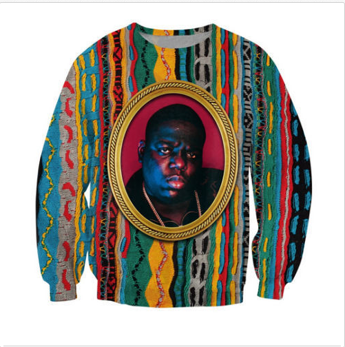 

New Fashion Womens/Mens Biggie Smalls Character Funny 3D Casual Crewneck Sweatshirt Tops Plus Size Free Shipping ZMQ021, Multicolor