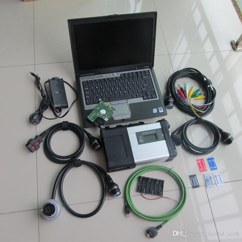 

sd connect star diagnose tool mb c5 xentry software with laptop d630 hdd newest all cables full set ready to use windows 11 super