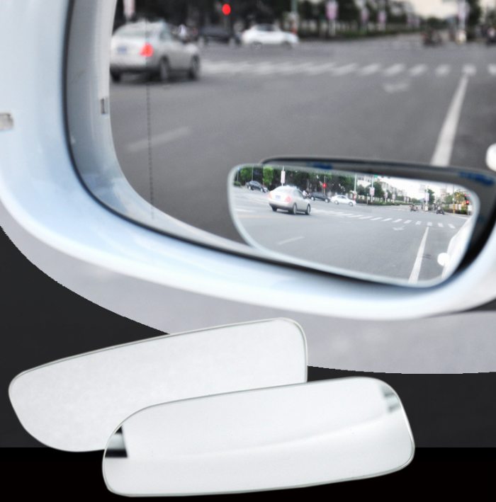 

360 Frameless Blind Spot Mirror Car Styling Wide Angle HD Glass Convex Rear View Parking Mirrors