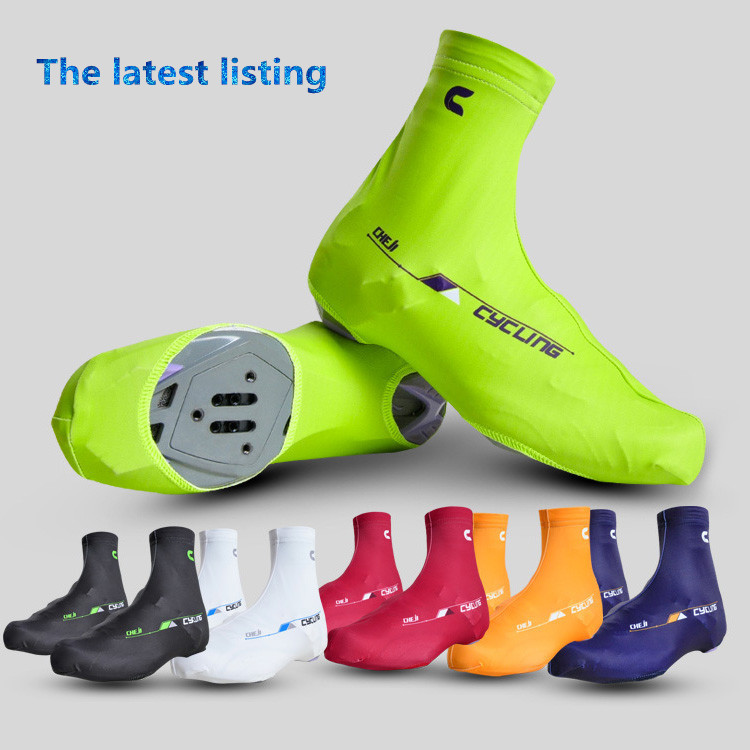 

Cheji Summer Dust-proof Road Bicycle Cycling Shoe Covers Men Bike Overshoes Male Bicicleta Cubre Zapatillas Ciclismo Cubrebotas, Black