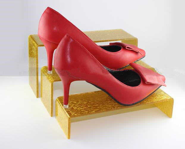 

Hot sale high quality 3 Tier Acrylic Display Stand Multi-functional Shoe Storage Rack Shoe Display Racks Watch Cosmetics Display Holder