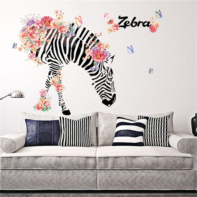 Camello De Vinilo De Etiquetas De Pared Animales Aves Sala De Estar Decoración