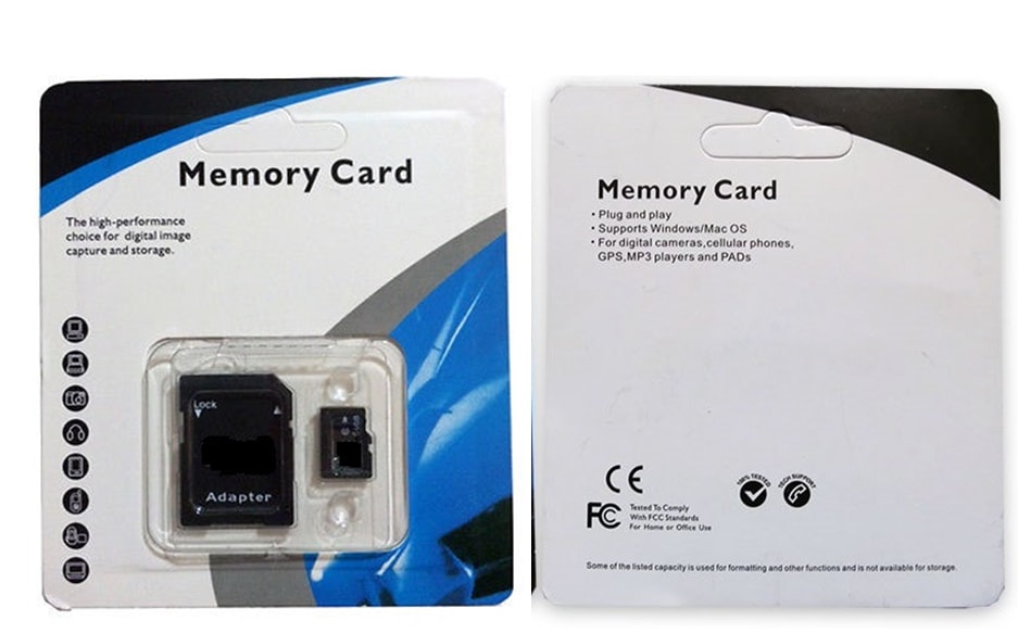 

32GB 64GB 128GB 256GB Class 10 Memory Card with Adapter for Mobile Phone Smartphone