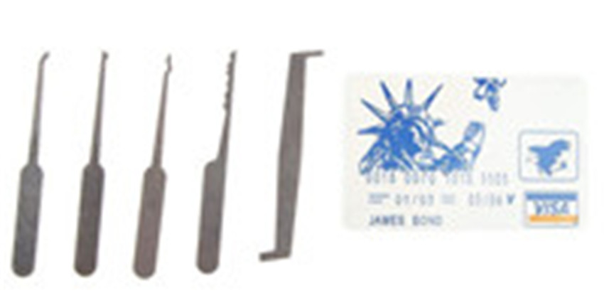 

Credit Card Lock Pick Set the most unique lock pick set an actual mini lock pick