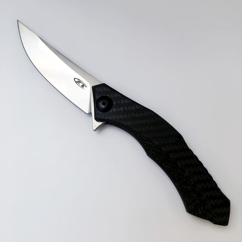 

ZT Zero Tolerance 0460 ZT0460CF ball bearing folding knife D2 blade carbon fiber handle tatical camping hunting outdoor survival knives EDC