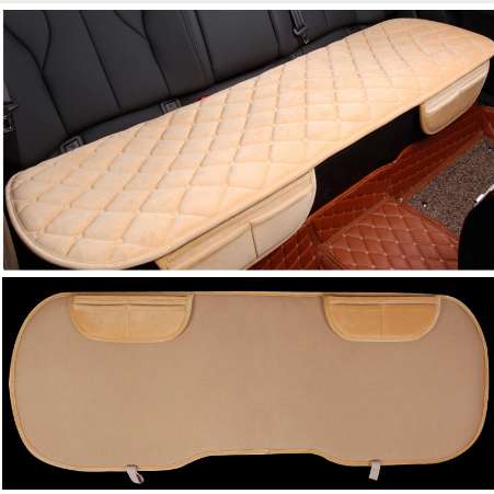 

Winter Warm Car Seat Cover Back Rear Seat Cushion Short Plush Velvet Cotton Breathable Comfort Universal Car Seat Protector Mat