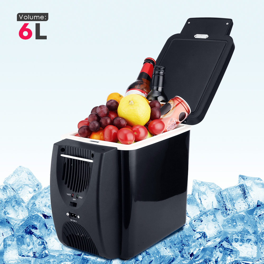 12V 7.5L Mini frigorifero da campeggio domestico Scatola frigo elettrico Scaldino elettrico Borsa da viaggio Congelatore portatile , Frigorifero domestico auto raffreddamento Mini frigorifero