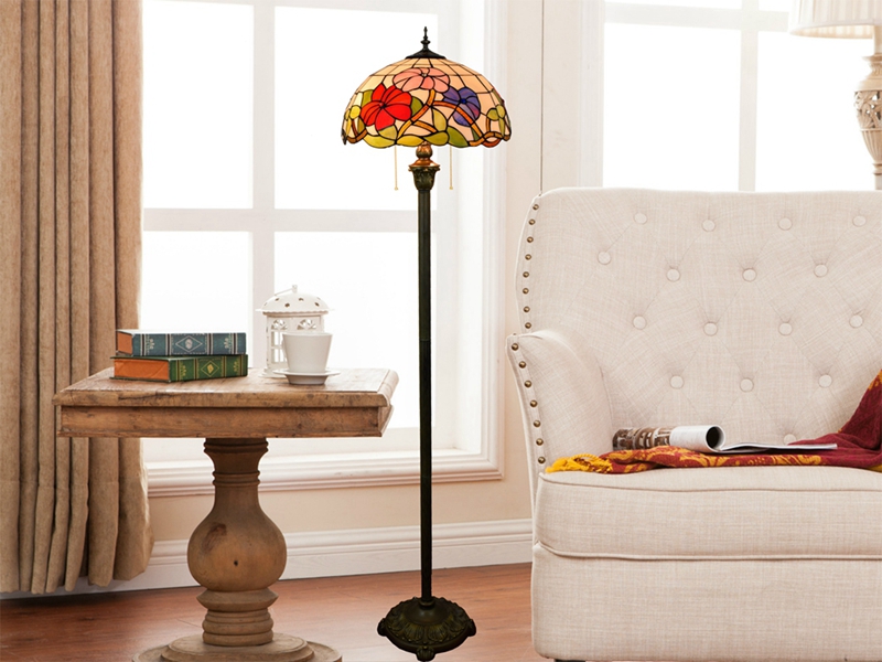 Grosshandel Grosshandel Stained Glass Vintage Stehlampen Chinesische Stehlampe Lampada Da Terra Moderna Schlafzimmer Wohnzimmer Dekoration Lampen Von Lvzhilamp 769 5 Auf De Dhgate Com Dhgate
