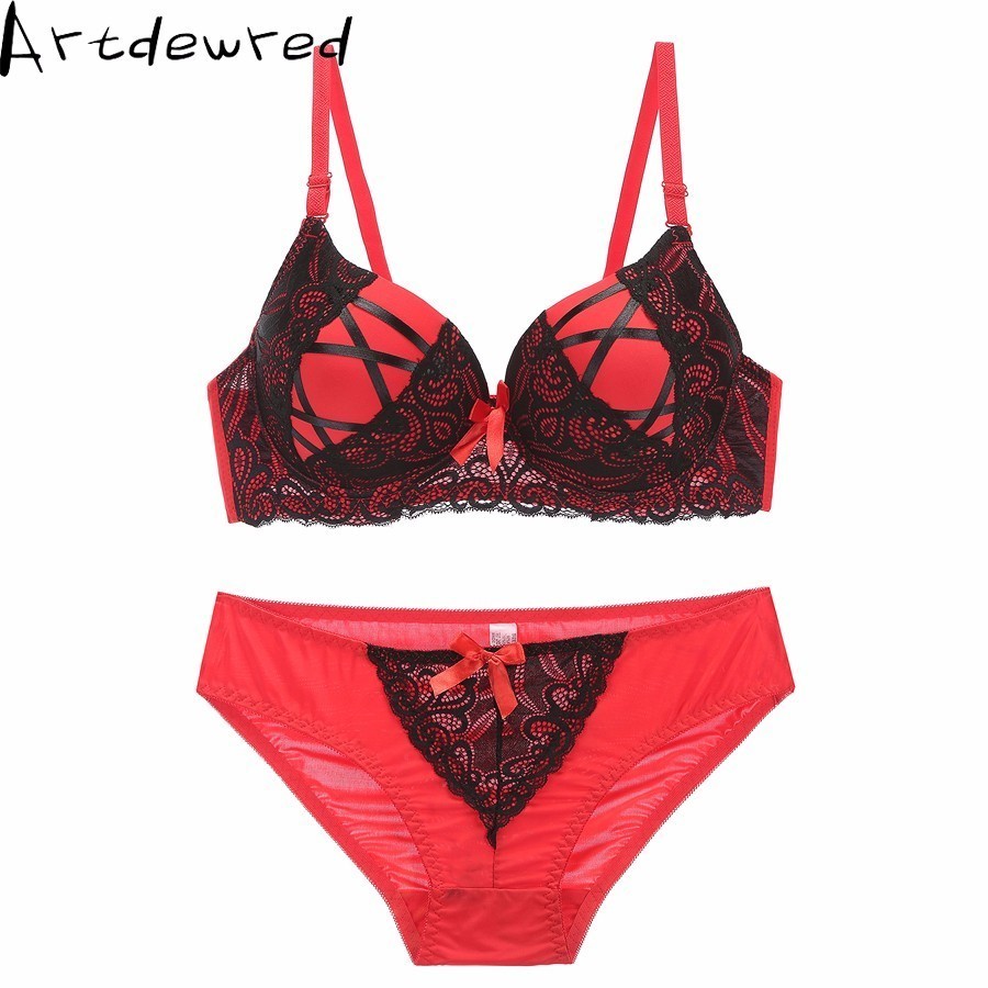 Ensemble de soutien-gorge sexy Ensembles de culottes de soutien-gorge de haute qualité Ensemble de sous-vêtements en dentelle patchwork solide po