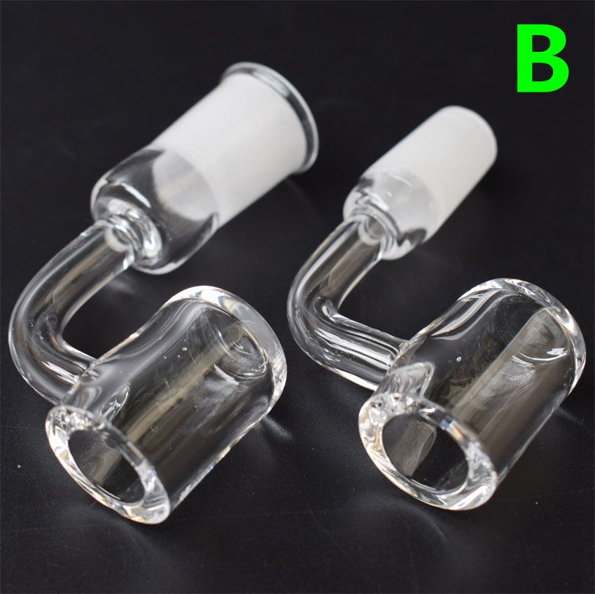 

4mm Thick XL Flat Top Quartz Banger Domeless Quartz Nail 10mm 14mm 18mm Male Female Banger Nail For Glass Water Pipes