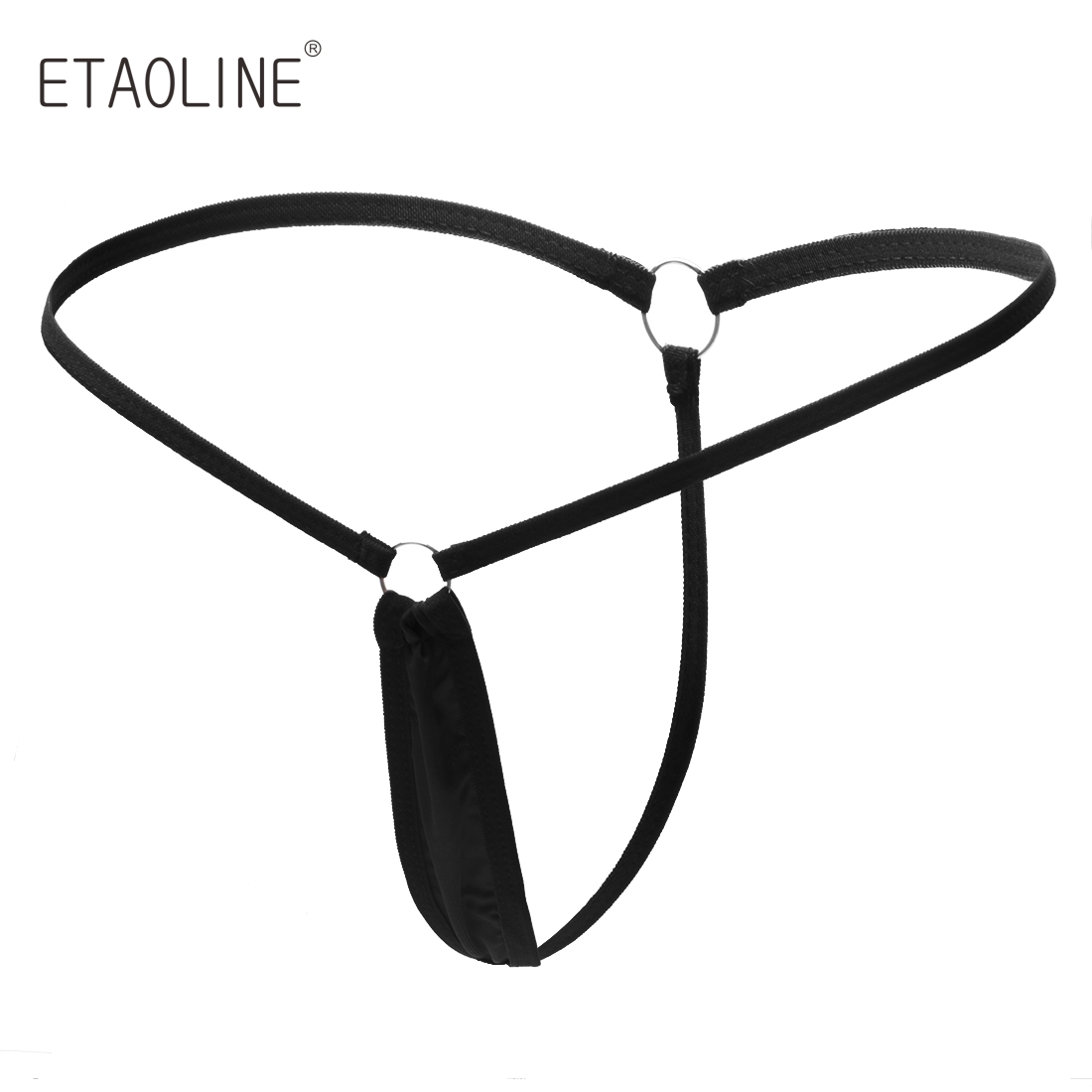 

ETAOLINE 2017 New Womens Sexy Stripper Micro Thong G string Pure Colour Ladies Panties Panty Hot Underwear Briefs R55, Red