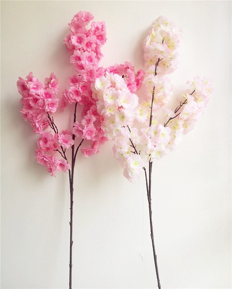 2022 New Design Fake Cherry Blossom Flower Branch Begonia Sakura Tree