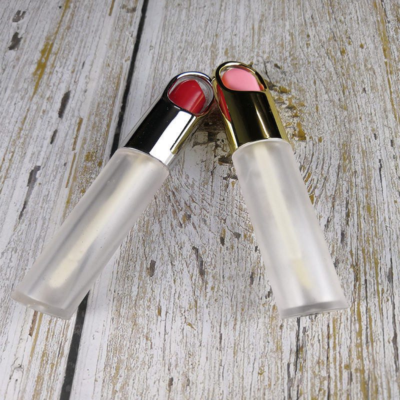 

Frosted Empty Lip Gloss Tubes Container With Brush Make up Toll For Lip Gloss Cosmtic Container fast shipping F448