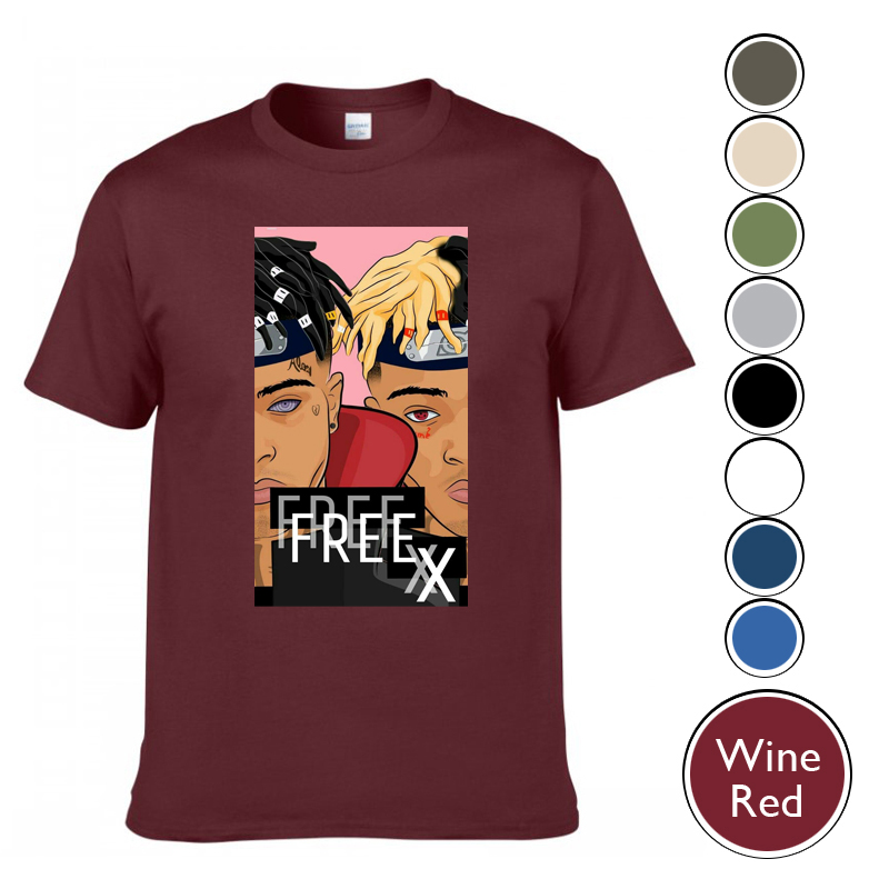 

Fashion XXX Tentacion T-shirt,XXX Tentacion Printed Short Sleeve, White;black