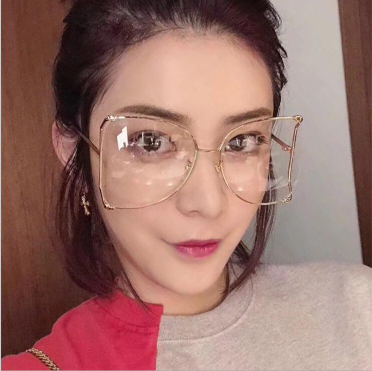 

Transparen Lens Sunglasses Luxury Women Sunglasses Oversize Brand Designer Square Summer Style Top Quality UV Protection Come With Box