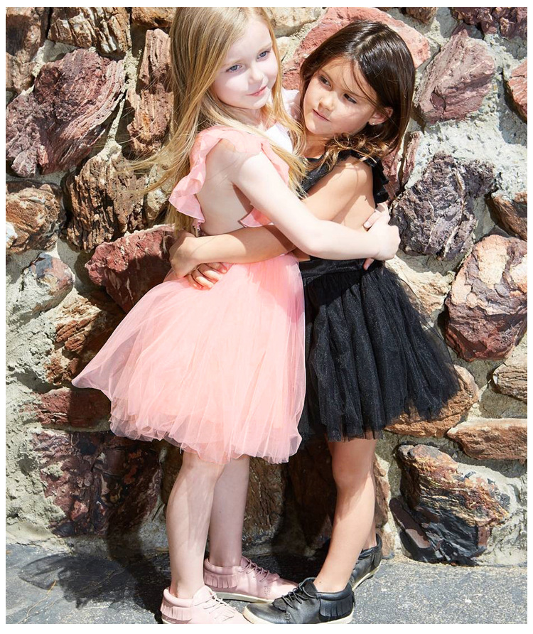 

Summer Baby Girls Fashion Backless Tutu Dress Flying Sleeve Bow Gauze Dress Princess Beach Toddler Skirt Outfits Z11, Remark colors and sizes