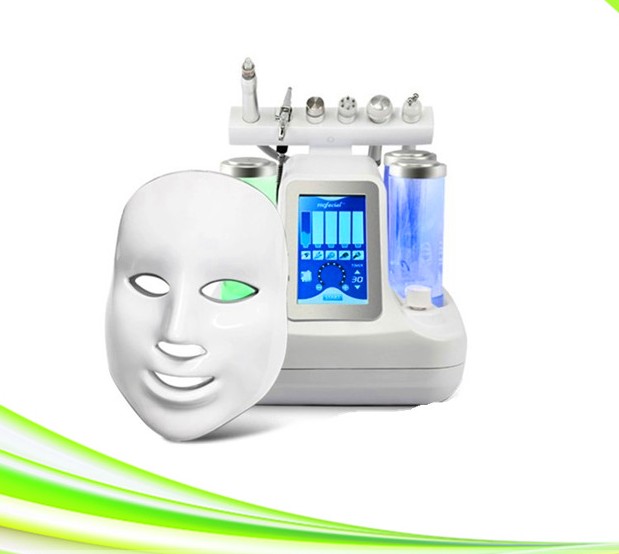 

7 in 1 oxygen therapy equipment skin care led light therapy led facial mask vacuum blackhead remover