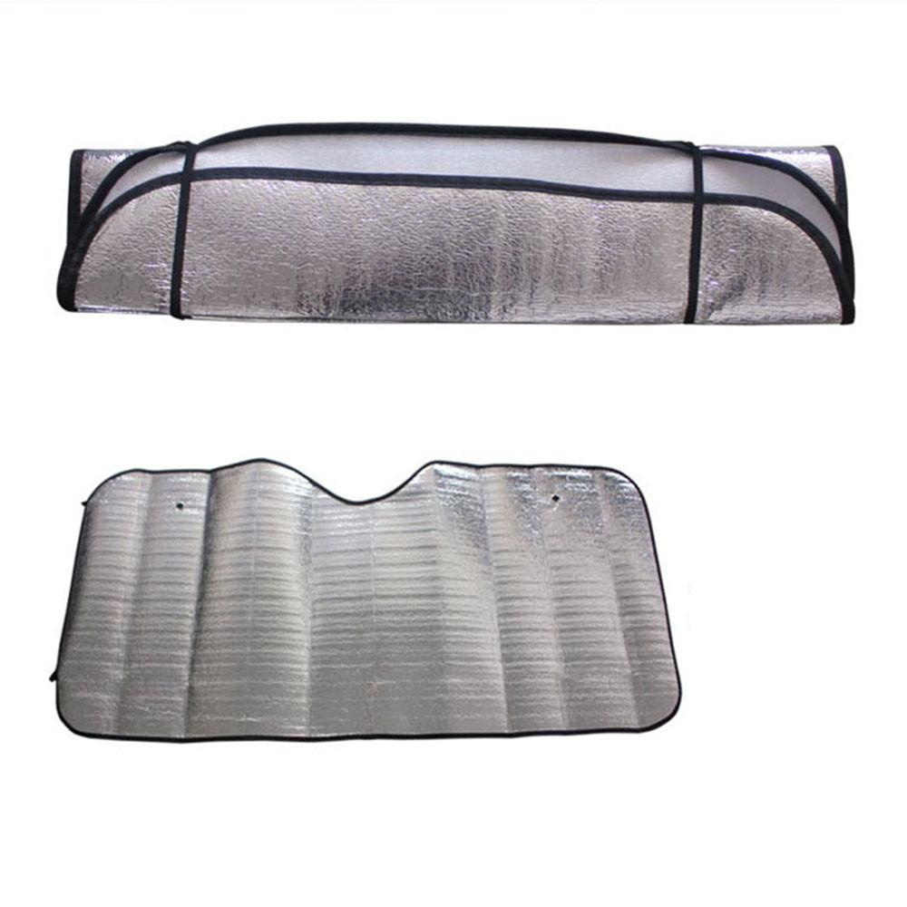 

2018 New Hot 1Pc Casual Foldable Universal Car Windshield Visor Cover Front Rear Block Window Sun Shade Wholesale