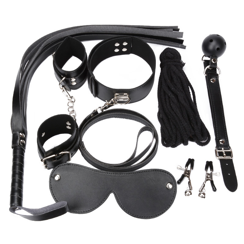 extreme hogtie kit with love mask for bondage couples play