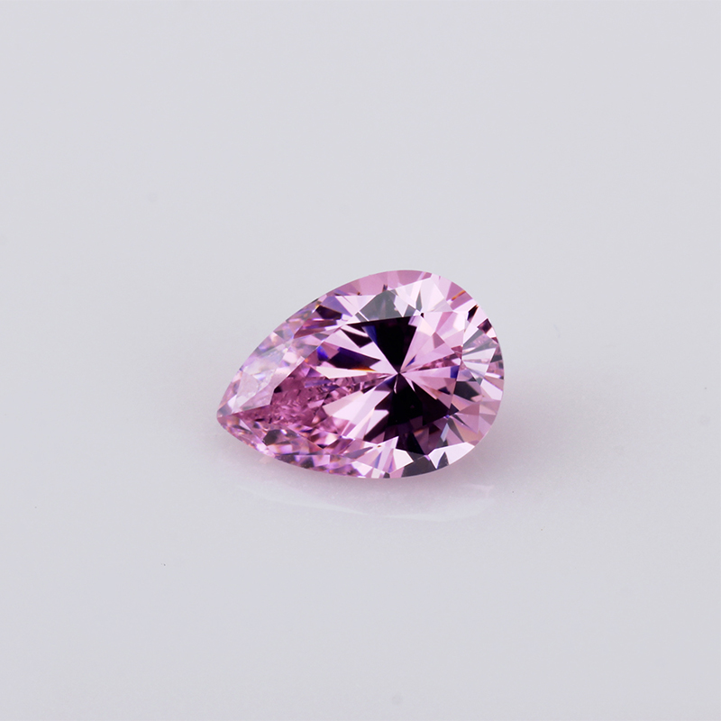 

10x12mm-13x18mm 4 Sizes High Quality 3A Cubic Zirconia Pink CZ Pear Cut Loose Gemstone Wholesale For Jewelry Making 100pcs/lot