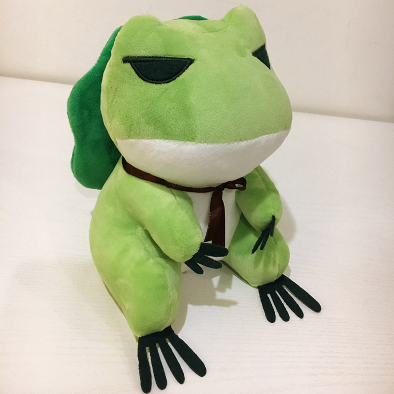 

Travel Frog Plush Toy Kids Toys Fashion Stuffed Animals Designer Soft Doll Suitable As Gift For Kid Girlfriend Baby Girls Boys Children Toys, Green