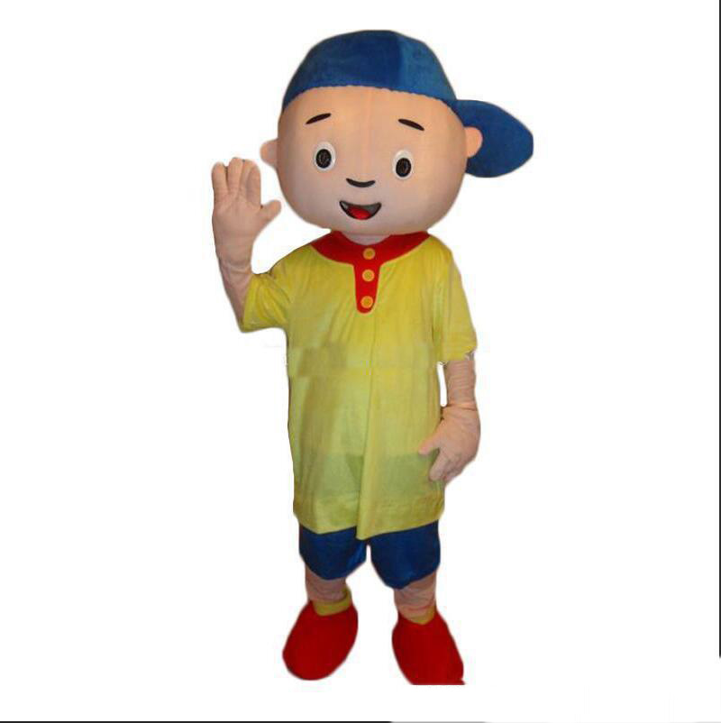 

2018 High quality Caillou Mascot costume Adult size Caillou Mascot costume Free shipping, As picture