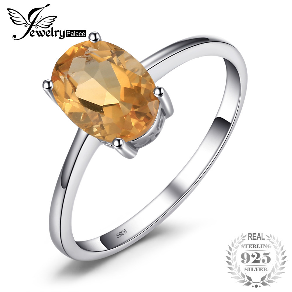 Citrino plata de ley 925 Pendientes,Solitario Piedra preciosa