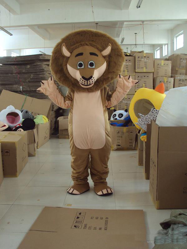 

2018 High quality The lion mascot costume plays the role of costume doll lion free delivery, As picture