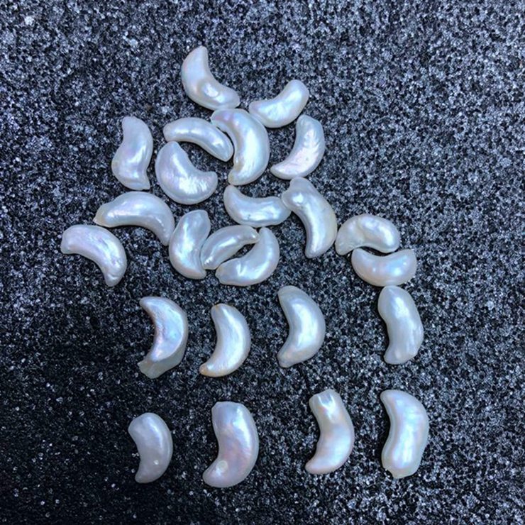 loose moon star shape cultured freshwater pearls for jewelry making diy-image-423989985
