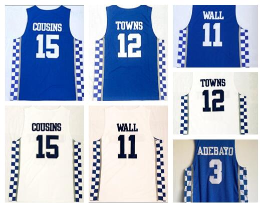

2018 NEW MENS Kentucky College 0 FOX 3 ADEBAYO 11 WALL 12 Towns 15 Cochins Basketball jerseys,Trainers Basketball JerseyS ,Basketball WEARS, 15 cousins blue