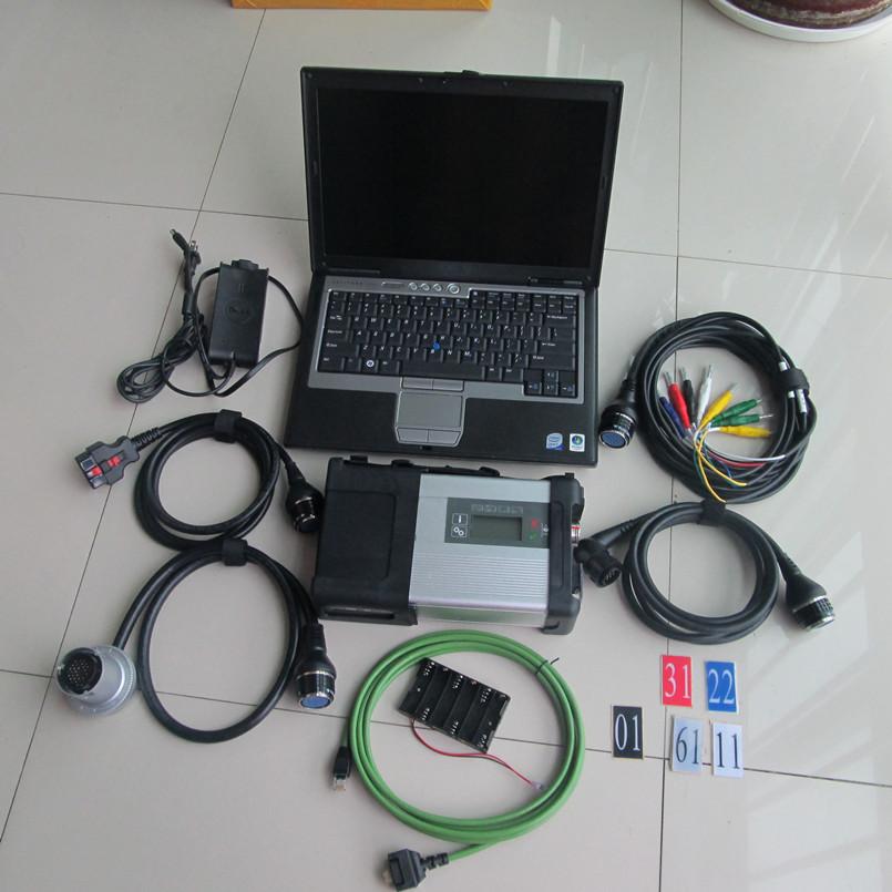 

mb star automotive diagnostic tool sd connect c5 software 2022 version 320gb hdd with laptop d630 for car and truck scanner
