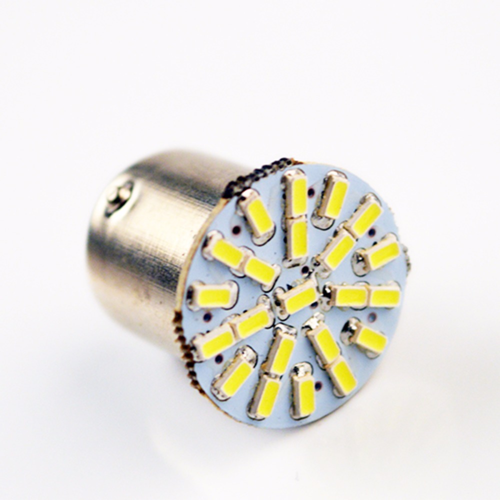 

100X 1156 22SMD P21W BA15S LED Bulb Car Auto Front Lights Brake Lights Lights Turn Parrking Lamp Bulb 12V