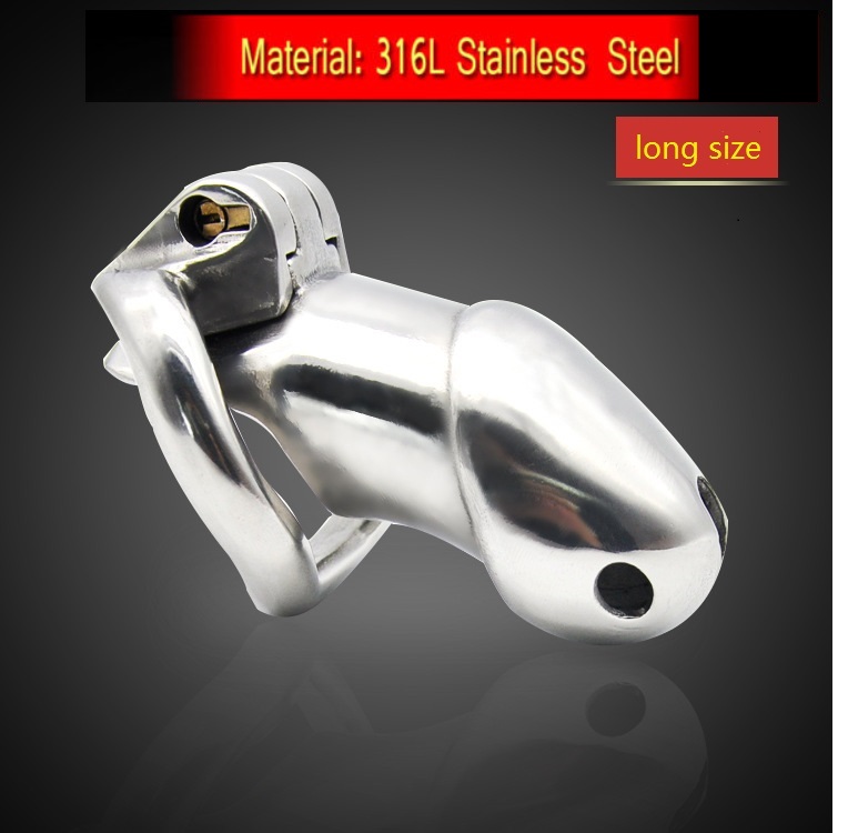 

Male Chastity Cage 316L Stainless Steel Locking Device New Salable Metal Belt Hot Luxury HT Kit Heavy Version - Doctor Monalisa