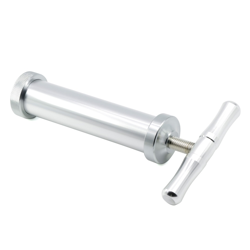

Smoking Accessories Stainless Steel 207 MM T-shaped Hard Metal Pollen Press Presser Compressor Herb Grinder Spice Crusher Grinder Hand Muller Silver free ship