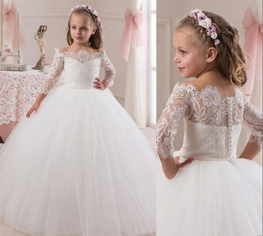 NEW Girl/'s Communion Party Prom Princess Pageant Bridesmaid Wedding Flower Dress