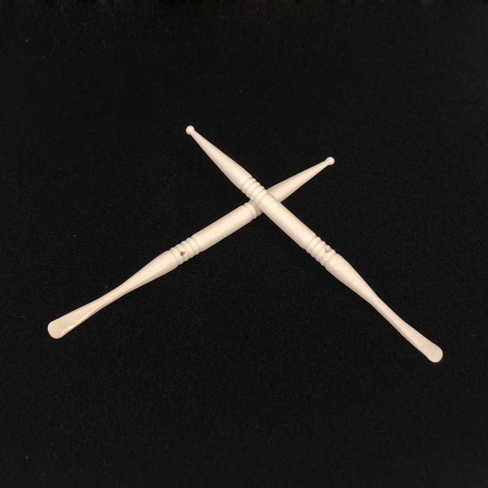 

Ceramic Dabber Ceramic Nail Tool with Ball And Scoop Length 111mm For Concentrate Oil Wax atomizer quartz Nail Dab Rig G9 Henail plus