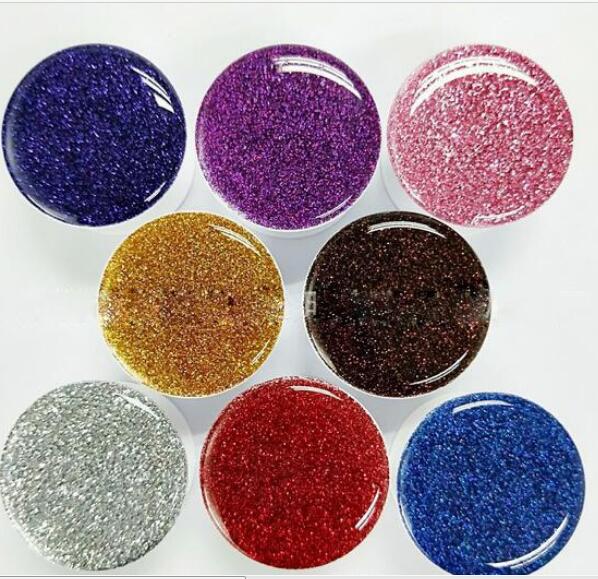 

Gift glitter holder Cell Phone Holder with OPP bag Stand 360 Degree roung Holder for iphone 6 7 8 samsung Tablet pc, Mixed color