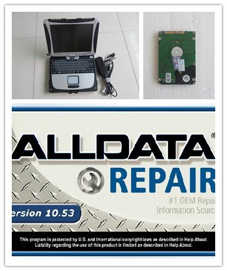 

alldata software repair tool disk 1000gb auto installed in laptop cf19 touch screen diagnostic computer for car and truck i5 4g