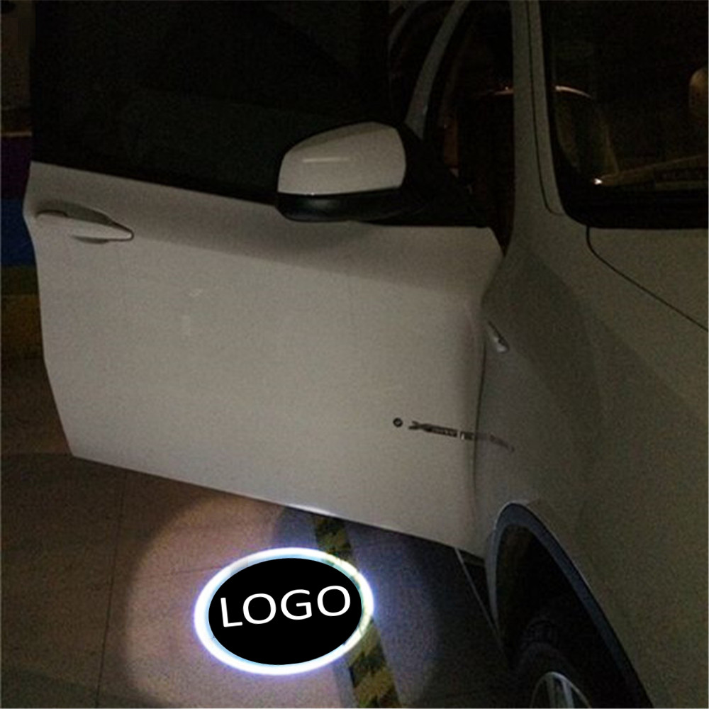 for Kia for Saab 2PCS LED Car Door Welcome Light Laser Projector Logo Shadow Light Car-styling Car Interior Decoration Light-image-413496622