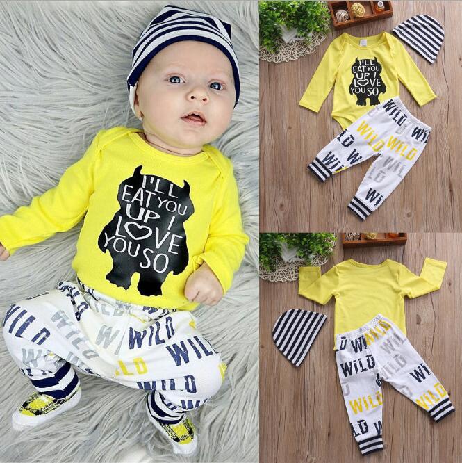 yellow clothes for baby boy