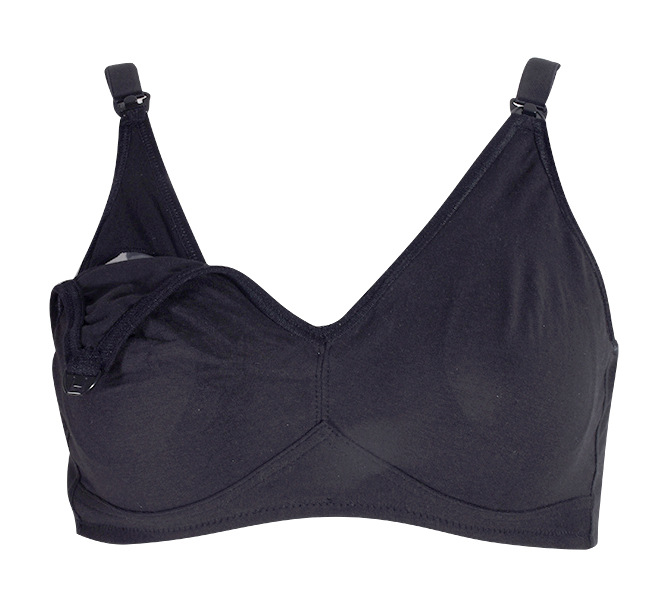 

High Quality Nursing Bras Black Plus Size Wire less Lingerie Bras Free Shipping, Red;black