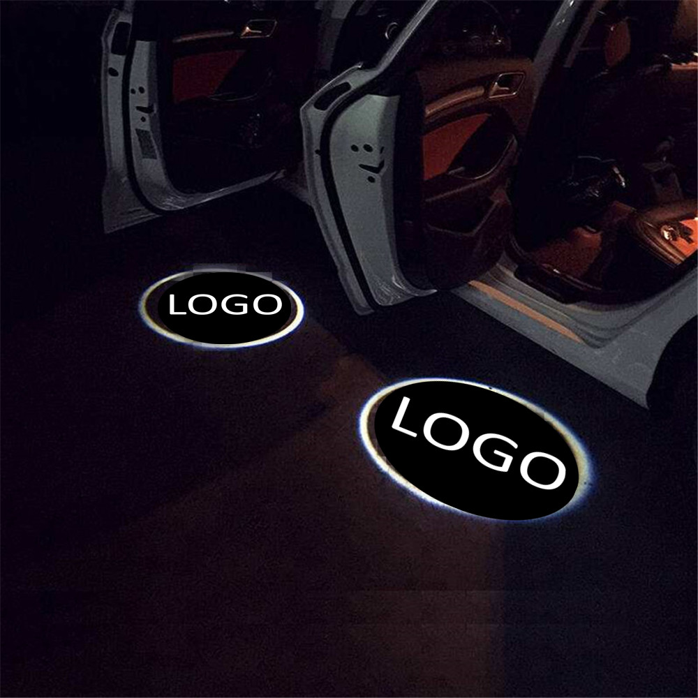 2PCs Case for VW for chevrolet LED LOGO Door Welcome Light Courtesy led car laser projector Logo Ghost Shadow Light-image-413491037
