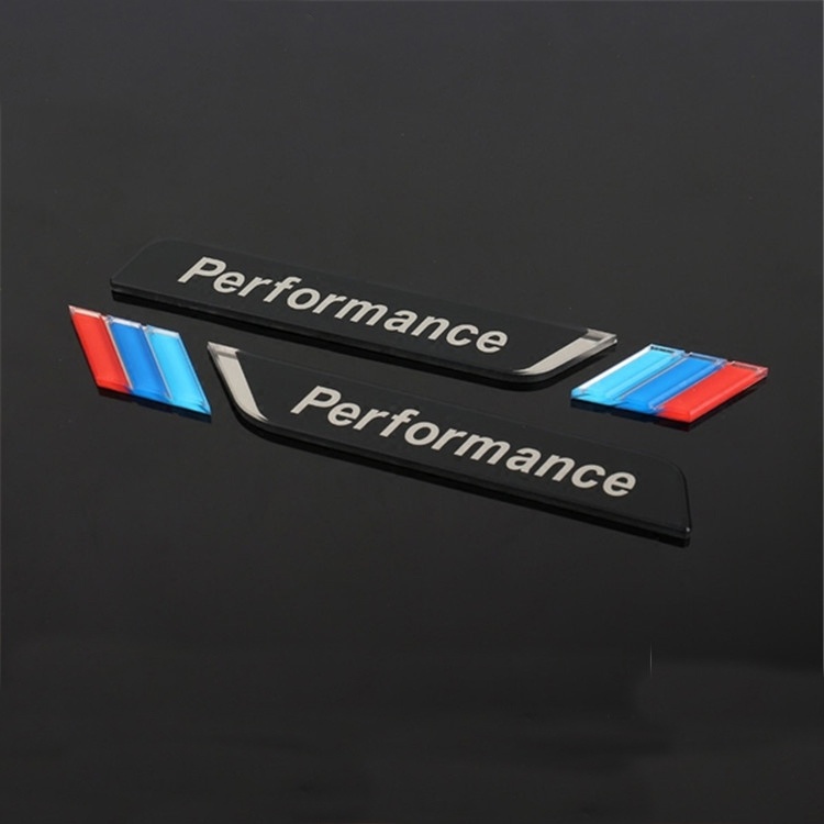 

Bmw Performance M Sport Power Sticker Acrylic Material Tail Trunk Emblem Decal For E46 E39 E60 E36 E90 F30 F20 F10 E30 E34 E38 E53 E87 E70 E83 X5 X6, As picture