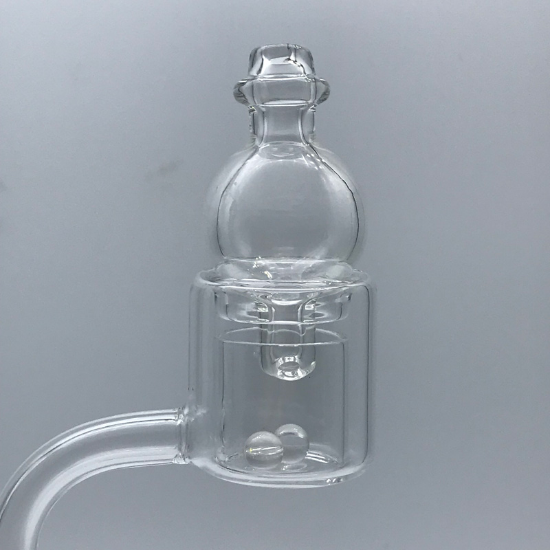 

Quartz Thermal Banger With Quartz Terp Dab Pearls Inserts Glass Bubble Carb Cap Insert Quartz Thermal Banger Nails For Glass Water Bongs