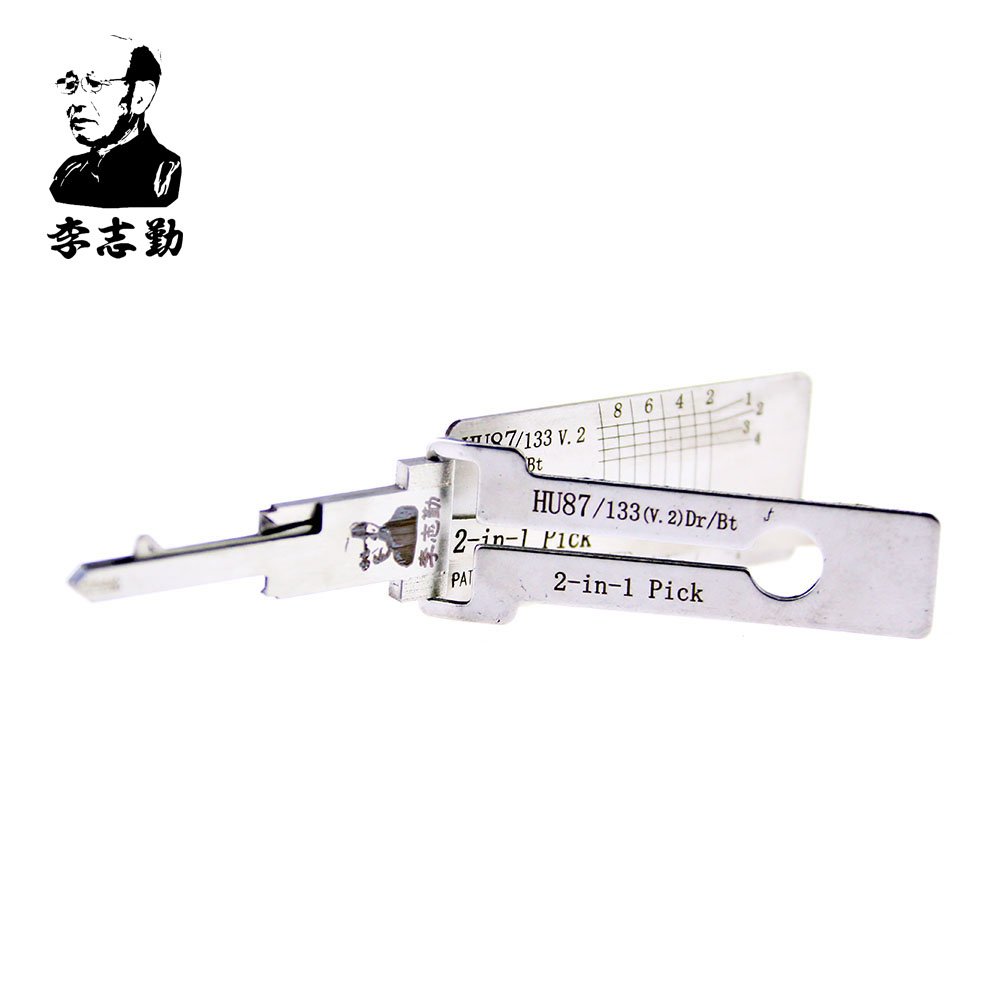 

hot sale best lishi auto tools 2in1 pick Lishi HU87 2 in 1 lock pick and decoder FOR SUZUKI