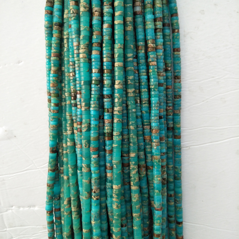 flat stone beads